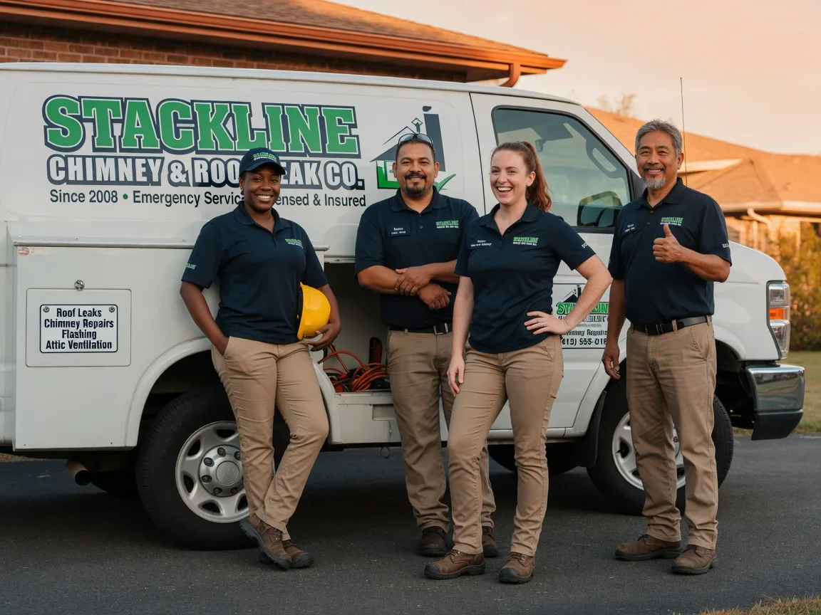 Chimney flashing repair company in Chinquapin, NC